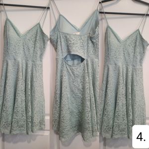 SOLD Mint Olive Tree Dress